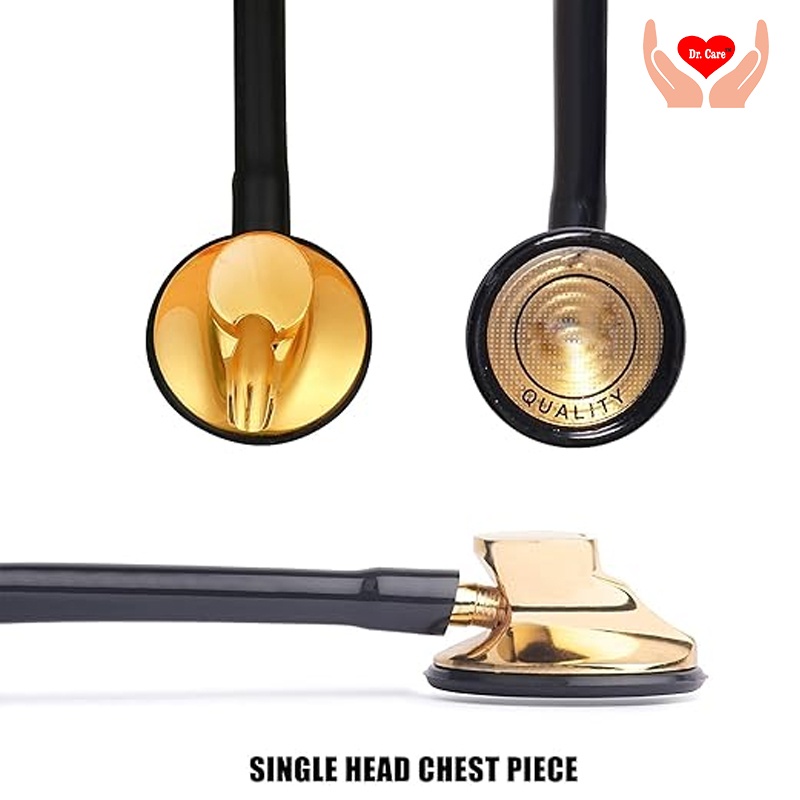 Single Head Stethoscope Rose Gold Plated Stethoscope 