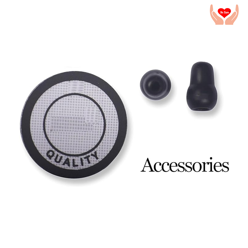 Black Matte Acoustics Stethoscope for Doctor, Nurses and Students (Dual Head)