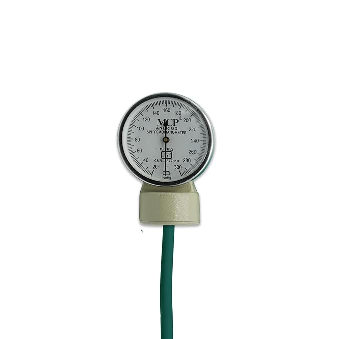 Aneroid Blood Pressure Monitor Sphygmomanometer ( Green )